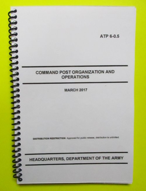 ATP 6-0.5 Command Post Organization and Opns - 2017 - Mini size